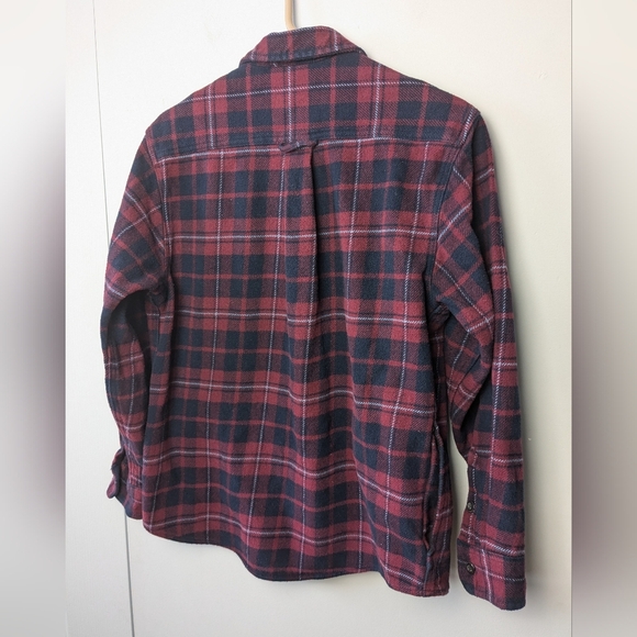 ORVIS Men heavy weight Flanel size medium 100% cotton Red and Blue color - Picture 11 of 13